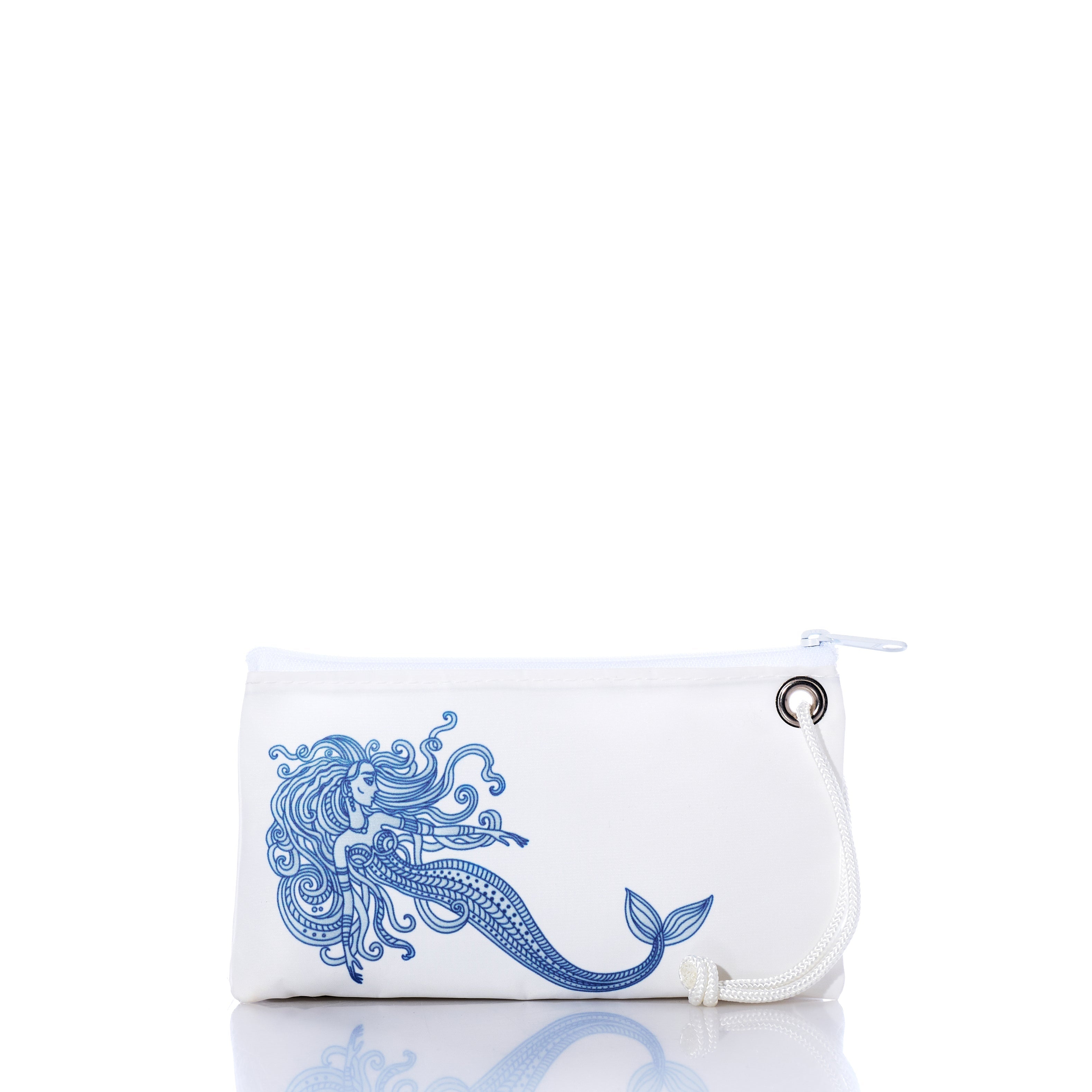 Paisley Mermaid  Wristlet Handmade in Maine from Recycled Sails