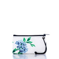Blueberry Print Wristlet Handmade in Maine from Recycled Sails