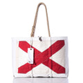 Victor Signal Flag Large Tote Handmade in Maine from Recycled Sails