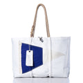 2nd Repeat Signal Flag Large Tote Handmade in Maine from Recycled Sails