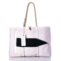 3rd Repeat Signal Flag Large Tote Handmade in Maine from Recycled Sails