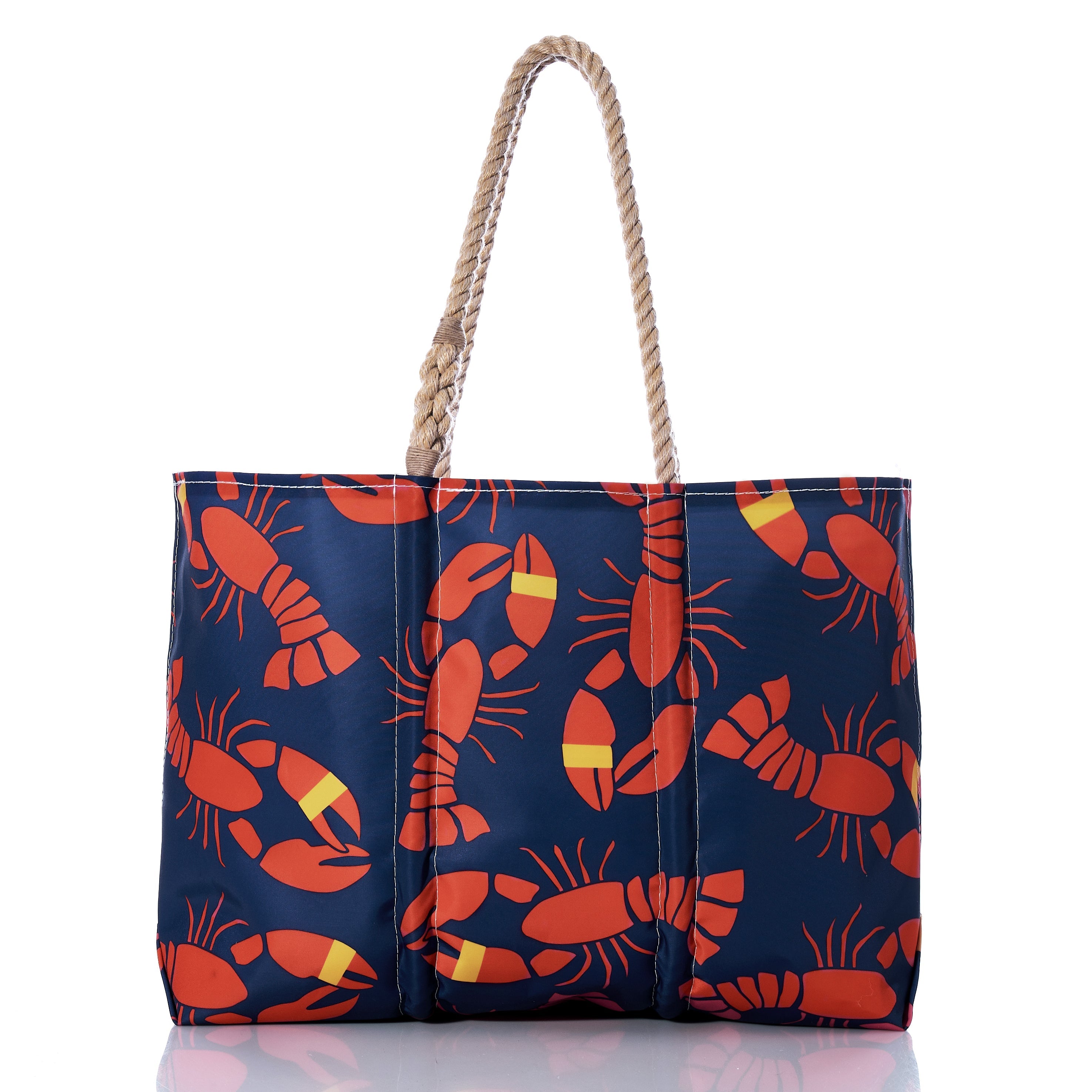 Lobster Bake Large Tote Handmade in Maine from Recycled Sails