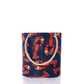 Lobster Bake Beverage Bucket Handmade in Maine from Recycled Sails