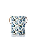 Watercolor Oyster Bucket Handmade in Maine from Recycled Sails