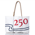 250th Patriotic Large Tote Handmade in Maine from Recycled Sails
