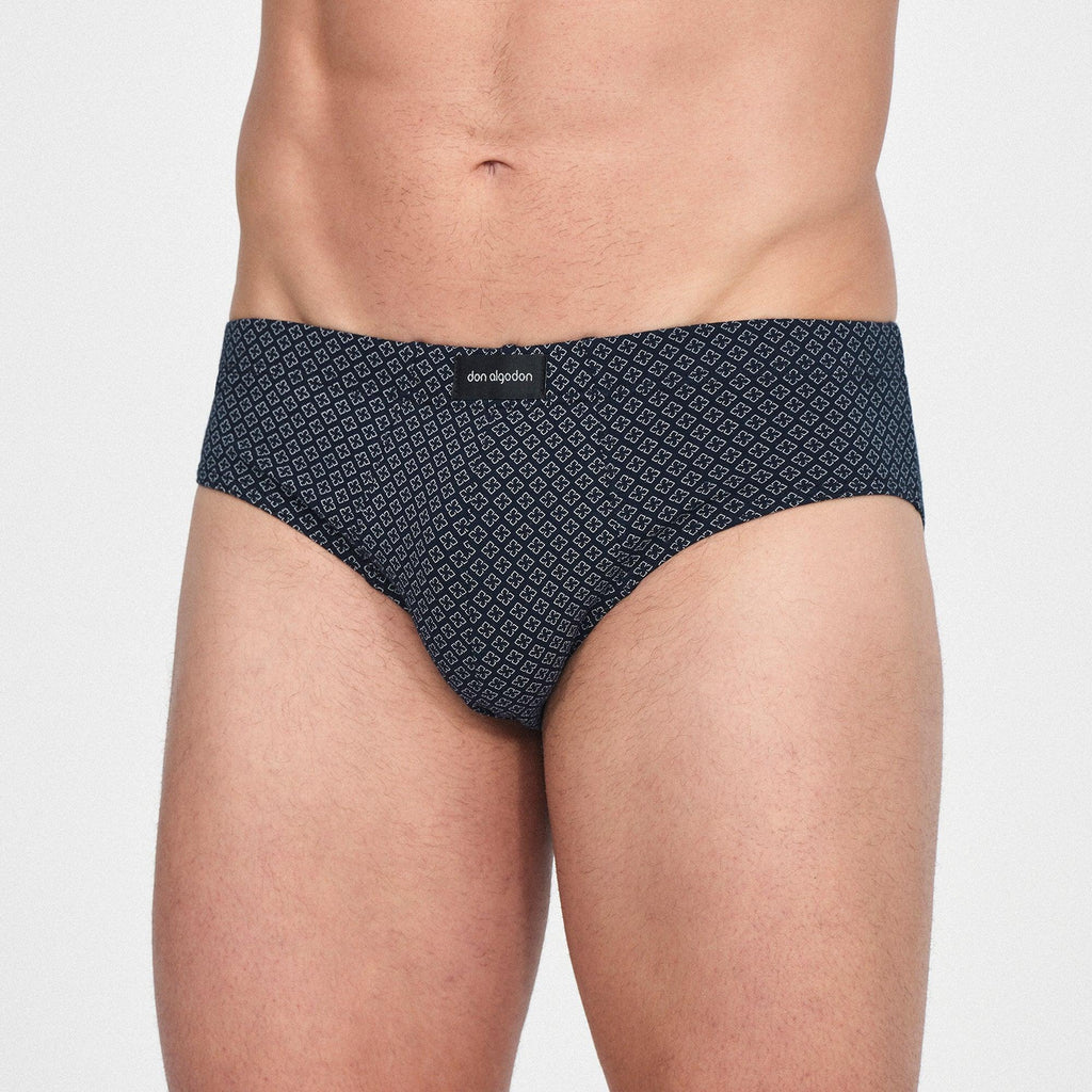 Don Algodon Premium | Pack 3 Calzoncillos Slips | Suaves, Transpirables, Resistentes