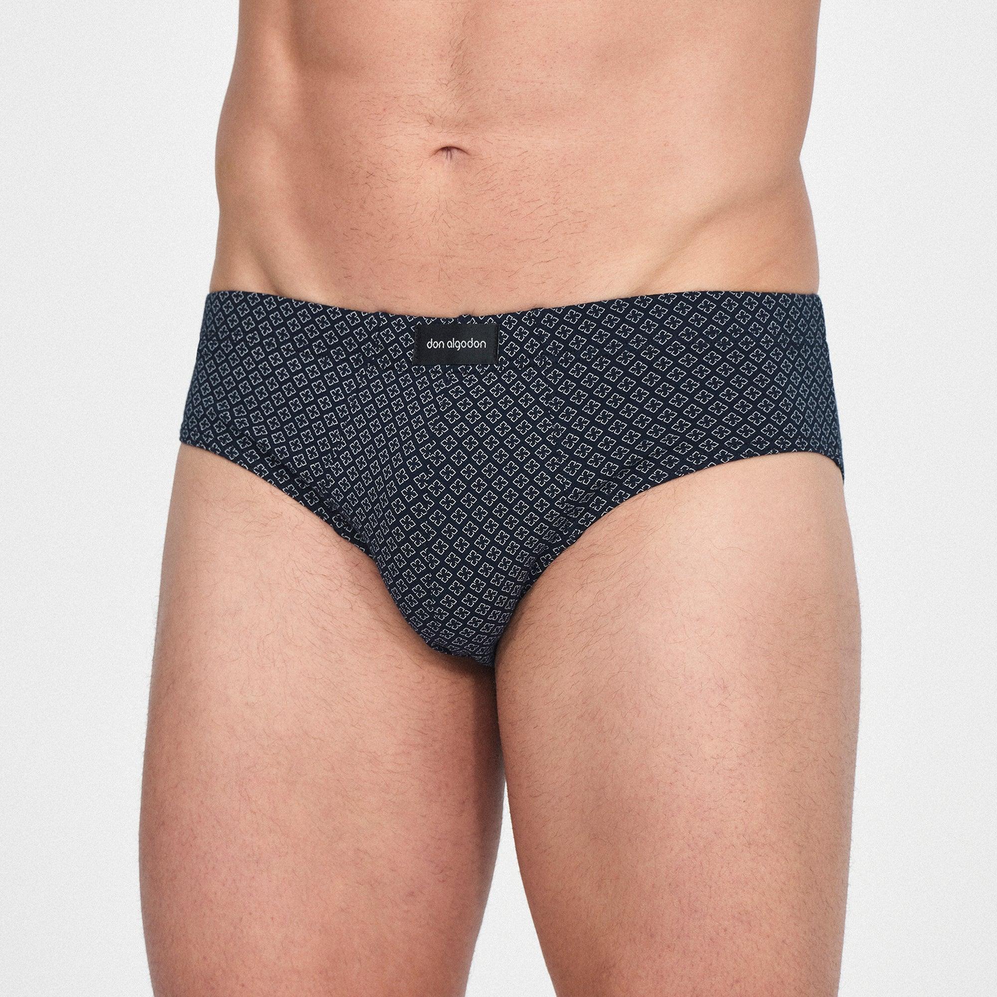 Don Algodon Premium | Pack 3 Calzoncillos Slips | Suaves, Transpirables, Resistentes