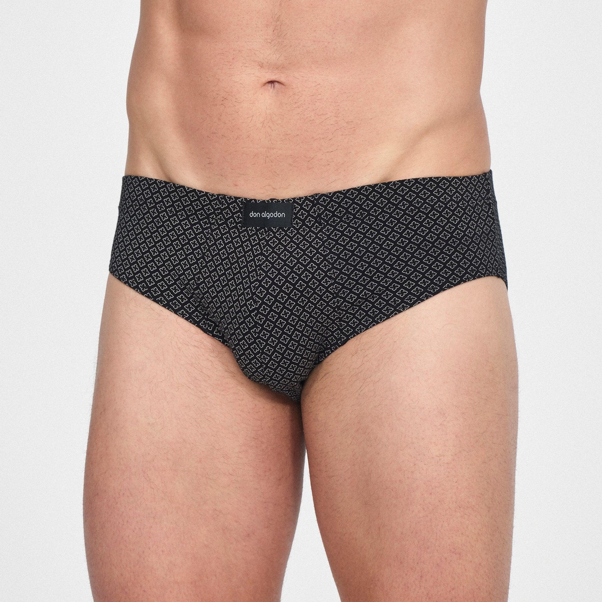 Don Algodon Premium | Pack 3 Calzoncillos Slips | Suaves, Transpirables, Resistentes