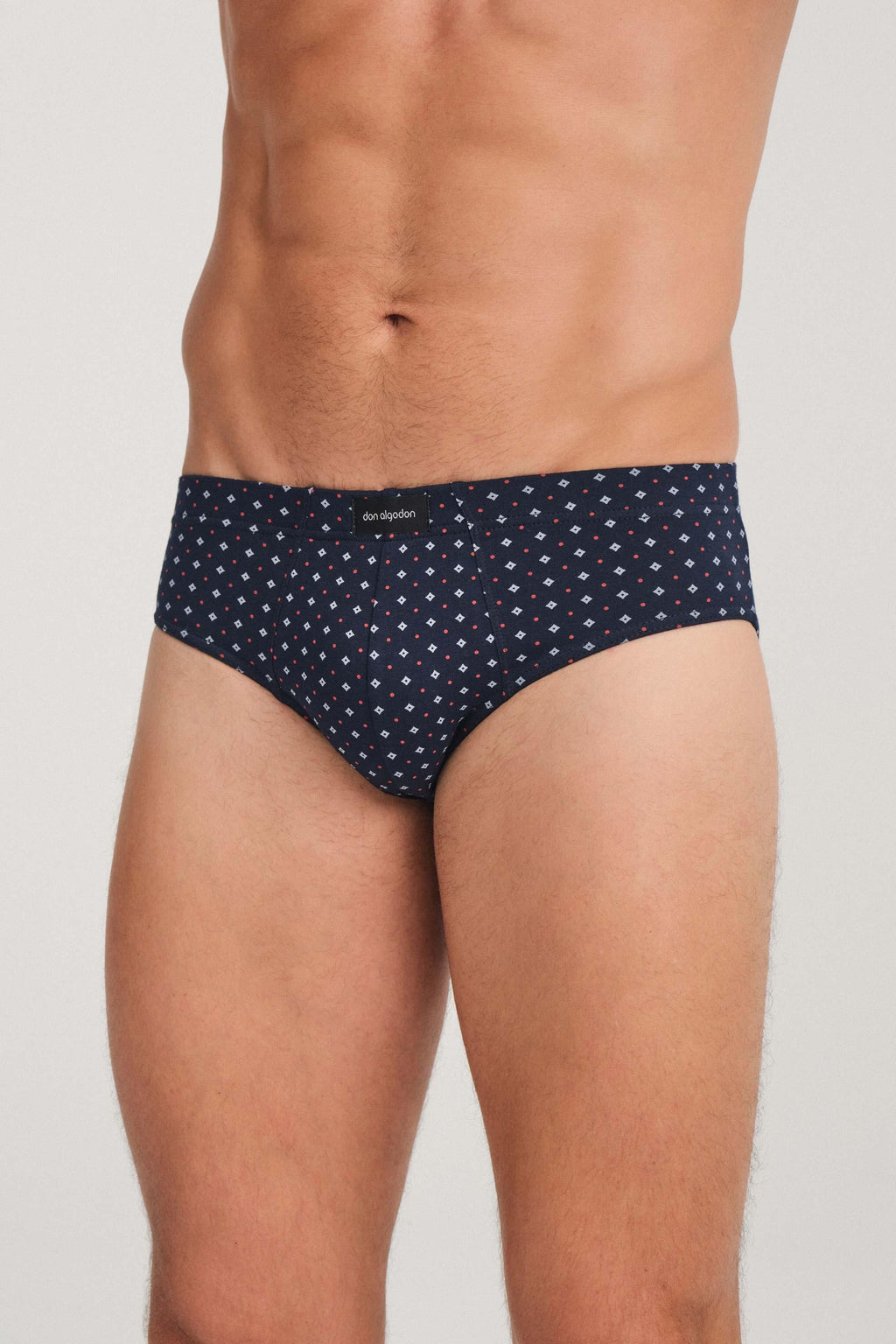 Don Algodon Premium | Pack 6 Slips para Hombre | Diseño estampado y minimalista | Cómodos y Suaves para Uso Diario