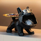 ArtZ® Geometric Bulldog Storage Bin And Tray