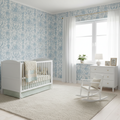 Blue Toile Wallpaper