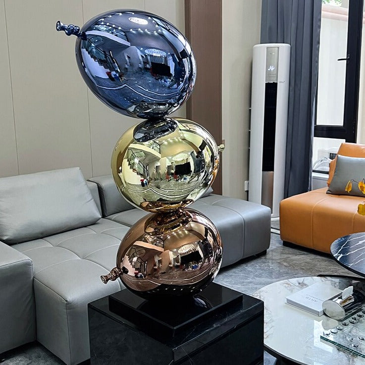 ArtZ® Electroplated Love Balloons Sculpture