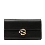 Dollar Calfskin Interlocking G Continental Wallet
