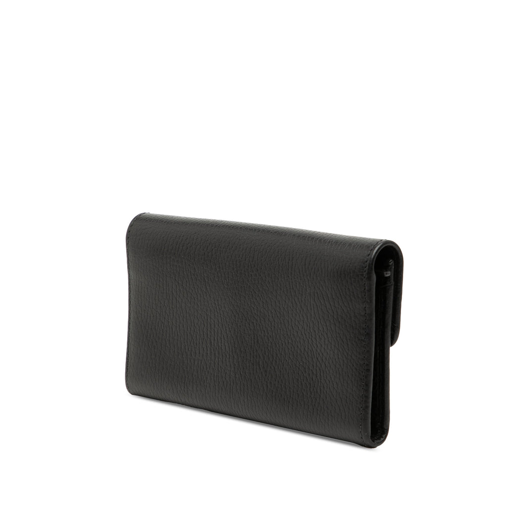 Dollar Calfskin Interlocking G Continental Wallet