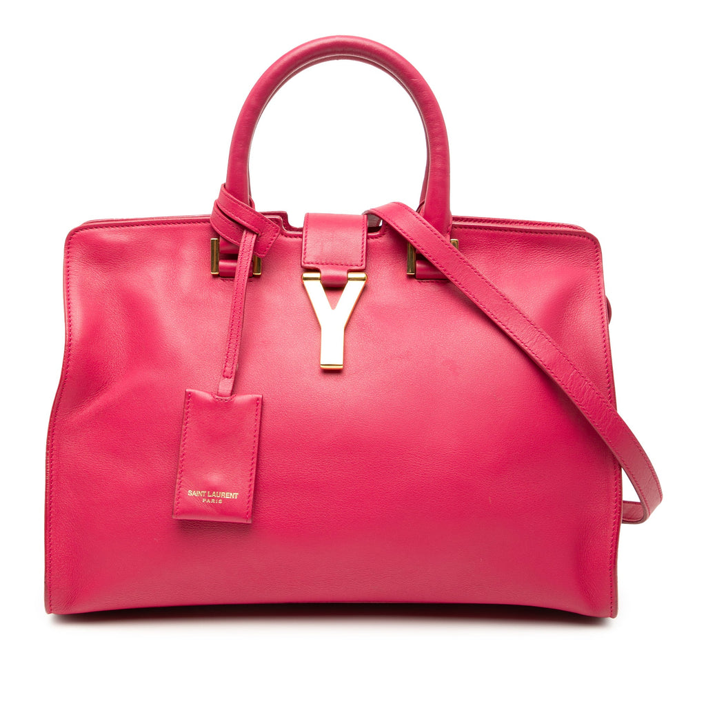 Small Calfskin Cabas Chyc Satchel
