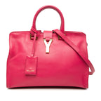 Small Calfskin Cabas Chyc Satchel