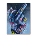 ArtZ® Say It With Graffiti Paintings - Finger / 15.7 inch by 23.6 inch (40x60cm) No Frame