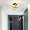 ArtZ® Nordic Infinity Ceiling Lamp - Gold