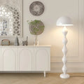 ArtZ® Mellow Glow Floor Lamp - White / UK Plug