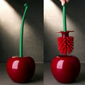 ArtZ® Nordic Cherry Toilet Brush and Holder - Dark Red