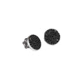 BLACK CAVIAR Black Diamond Stud Earrings Pair By ALINKA Fine Jewellery