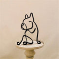 ArtZ® Iron Dog and Cat Sculptures