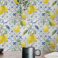 Watercolor Lemons Wallpaper