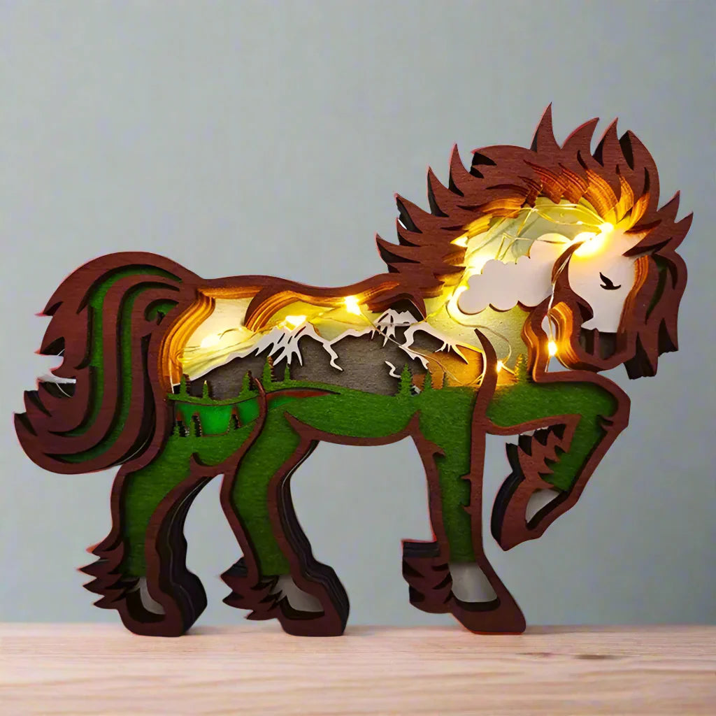 ArtZ® Forest Glow Sculpture - Horse