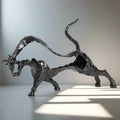 ArtZ® Modern Geometric Bull Sculpture