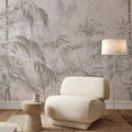 Tropical Leaf Grunge Mural