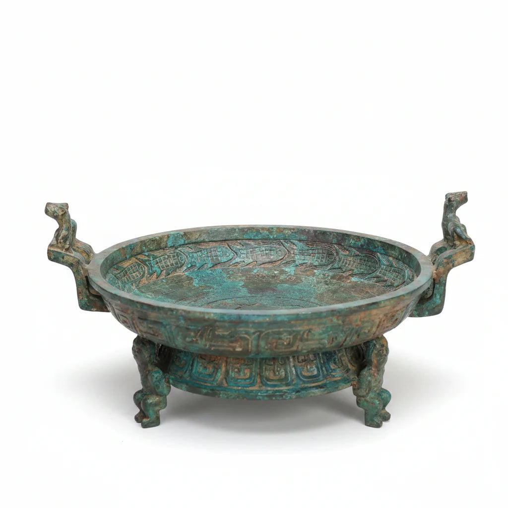 Warring States Bronze Fish Vessel — Antique Reproduction