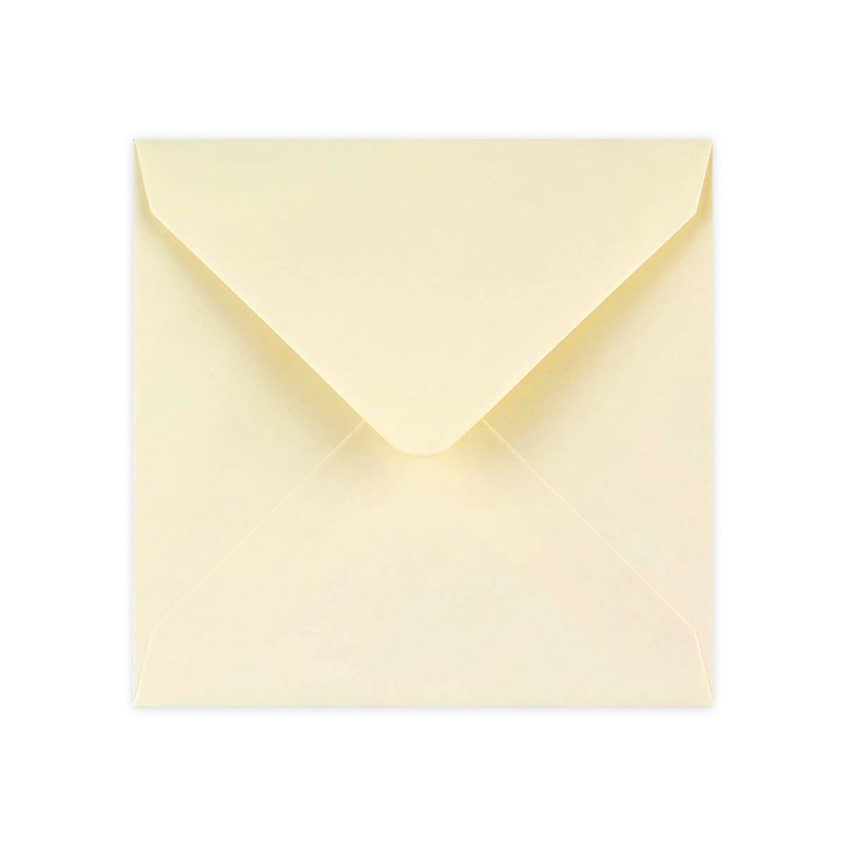 Ivory Wove Gummed V-Flap Greeting Card Envelope (130 x 130mm)