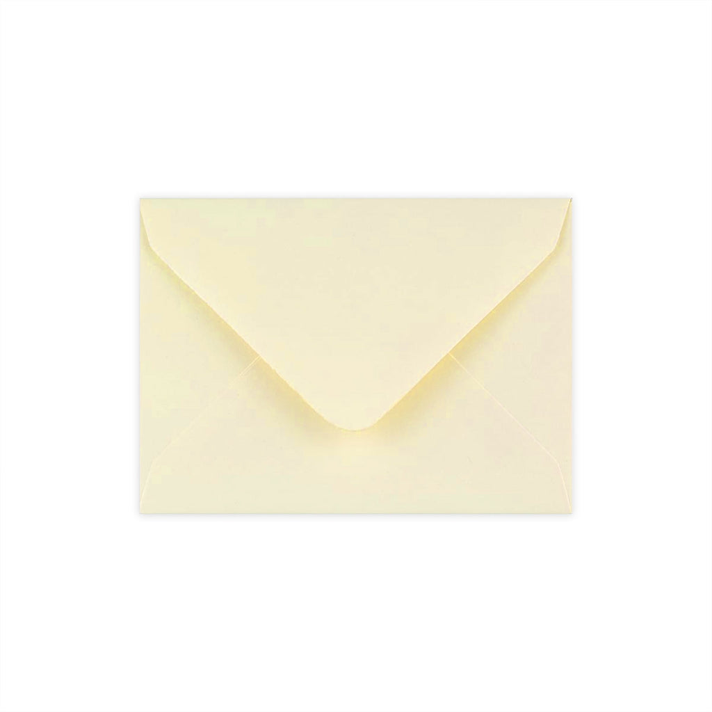 C7 Ivory Wove Gummed V-Flap Greetings Envelope (82 x 113mm)