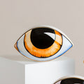 ArtZ® Ceramic Eye Sculpture - Orange