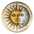 Celestial Sun & Moon Decorative Ceramic Plate