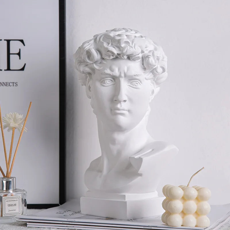 ArtZ® Head Of David Sculpture - White