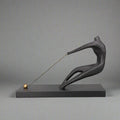 ArtZ® Bound in Motion Cast Iron Sculpture - Pulling Back