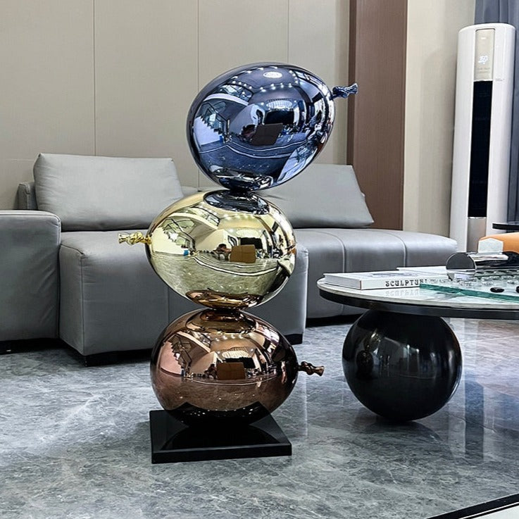 ArtZ® Electroplated Love Balloons Sculpture