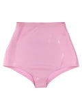 Maison Margiela Latex High-Waist Briefs — Pink
