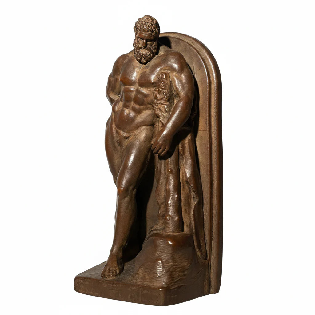 Hercules Greek Mythology Bronze-Look Table Sculpture