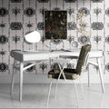 Hand-Drawn Black & White Pattern Wallpaper