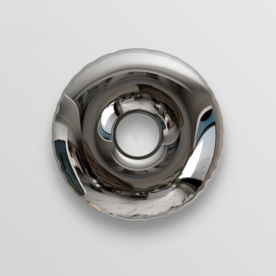 ArtZ® Stainless Steel Doughnut Wall Pendant
