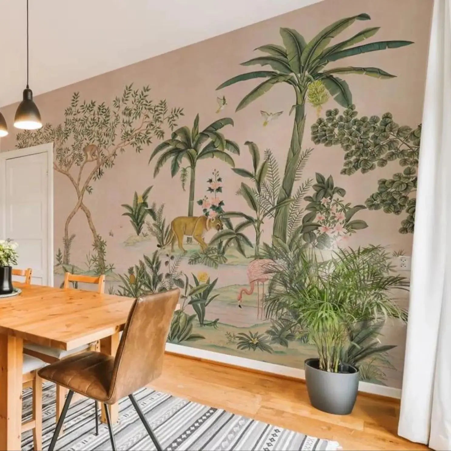 Flamingo Palm Beach Wallpaper