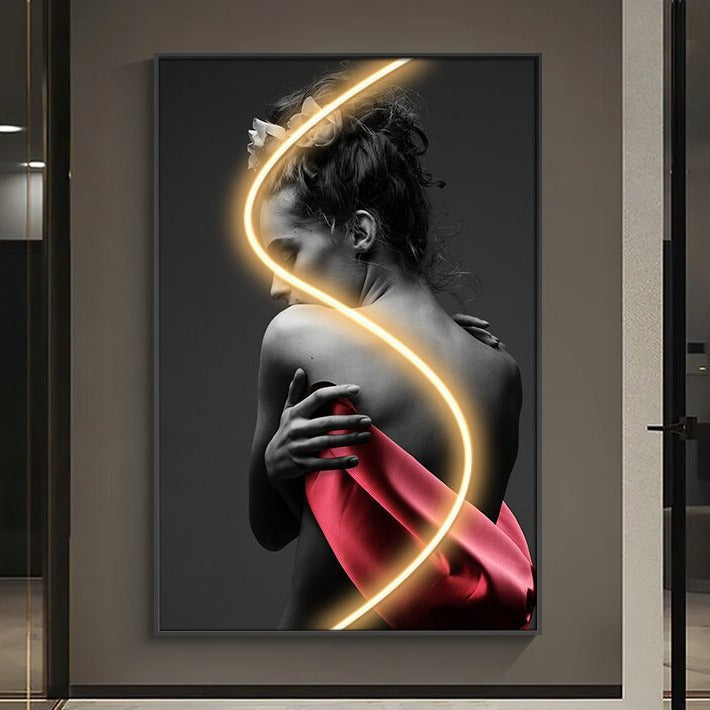 ArtZ® Enchantment Painting Light - Face With S LED / 15.7 inch by 23.6 inch (40x60cm)
