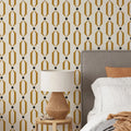 Abstract Chain Geometric Wallpaper