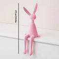 ArtZ® Nordic Abstract Rabbit Sculptures - Pink Girl