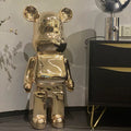 ArtZ® Large Bear Sculptures - Gold / Height 19.7 inch (50 cm)