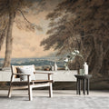 Vintage Scenic Landscape Mural