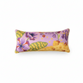 Meadow Folk Velvet Country Floral Throw Pillow