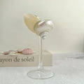 ArtZ® Love The Ocean Cocktail Glass - Transparent Stem